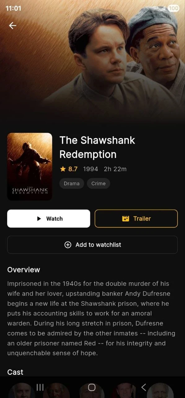 Movie Lists & Tracker screenshot
